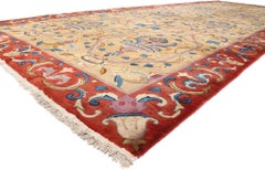 The Celestial Garden: A Vintage Chinese Khotan Masterpiece of Silk Road Elegance