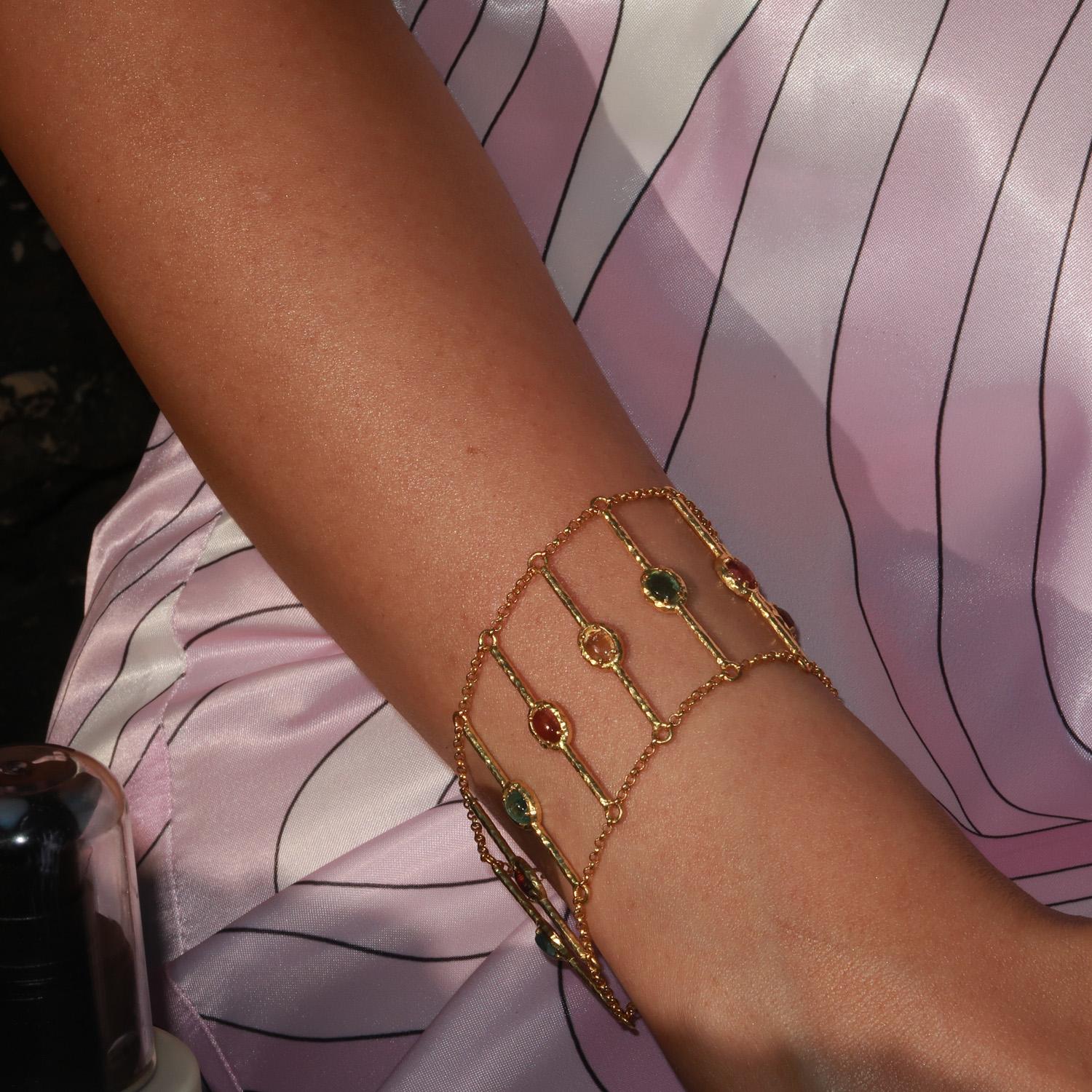 Cabochon Il Bracciale I+I Celeste in vendita