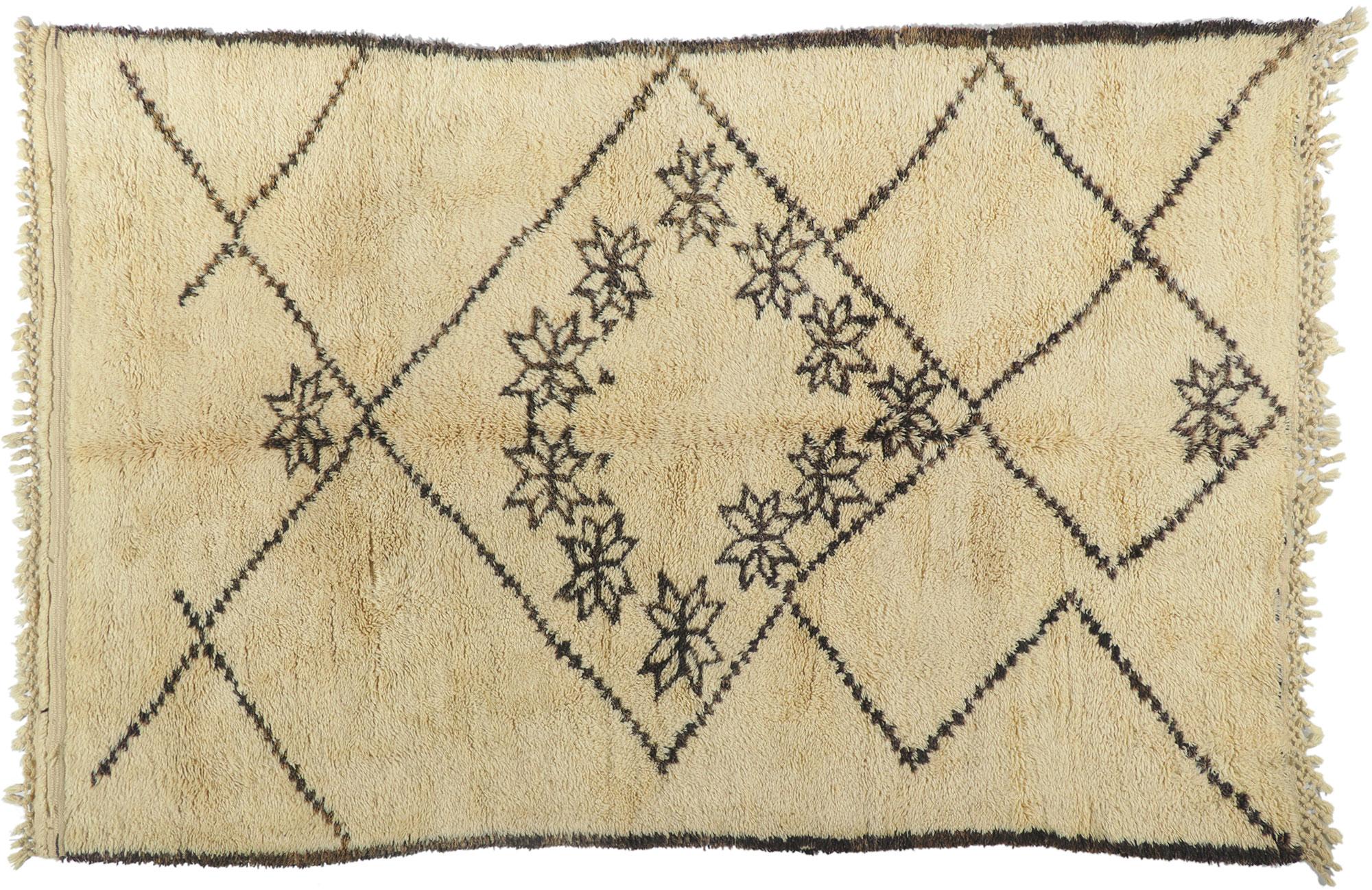 Marokkanischer Beni Ourain-Teppich im Angebot 3