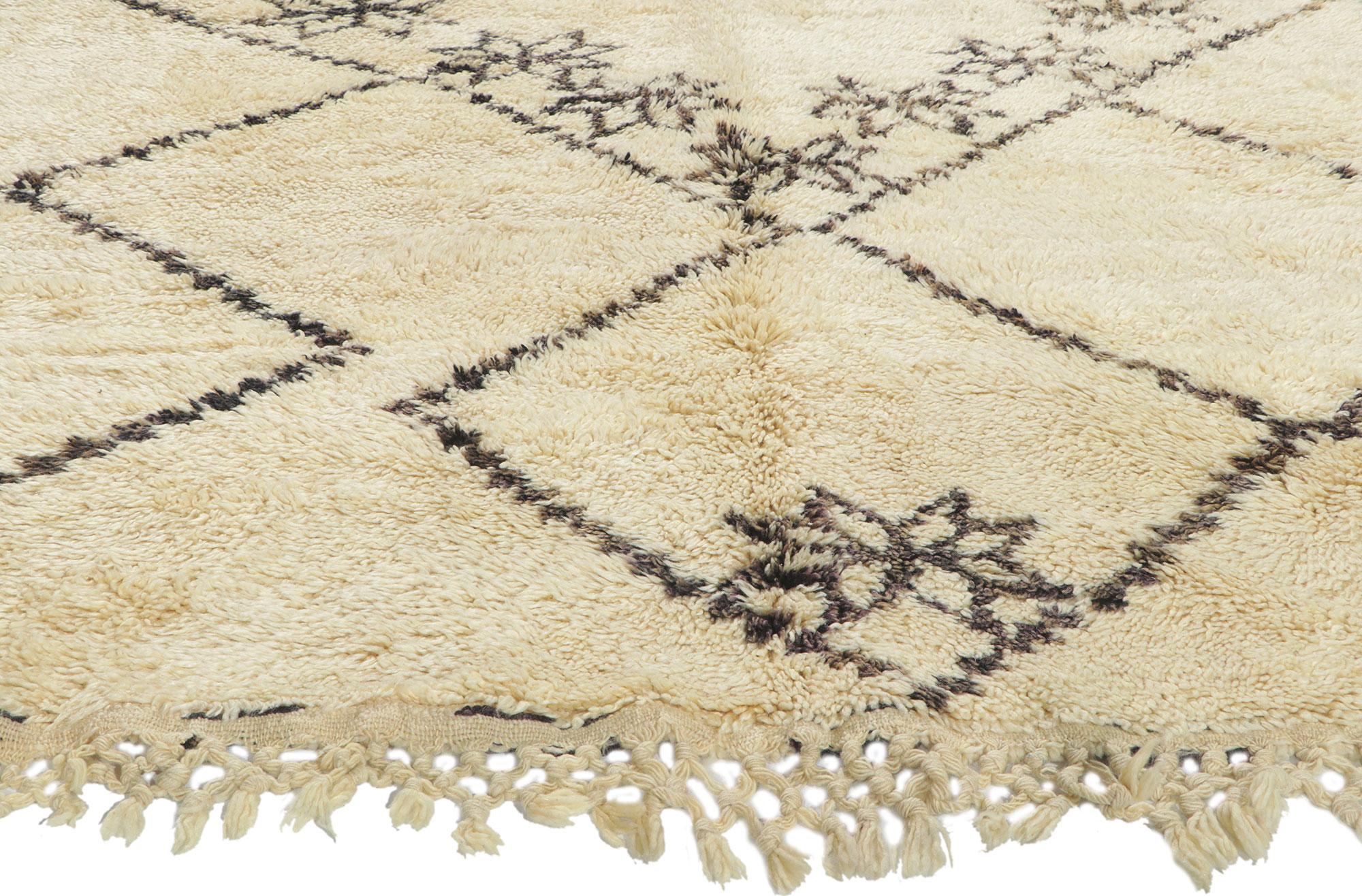 Marokkanischer Beni Ourain-Teppich im Angebot 4