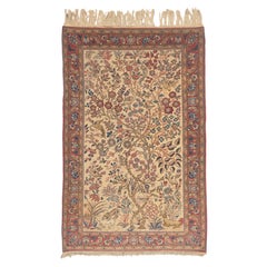 The Celestial Orchard: A Vintage Persian Qum Masterpiece of Eternal Grace