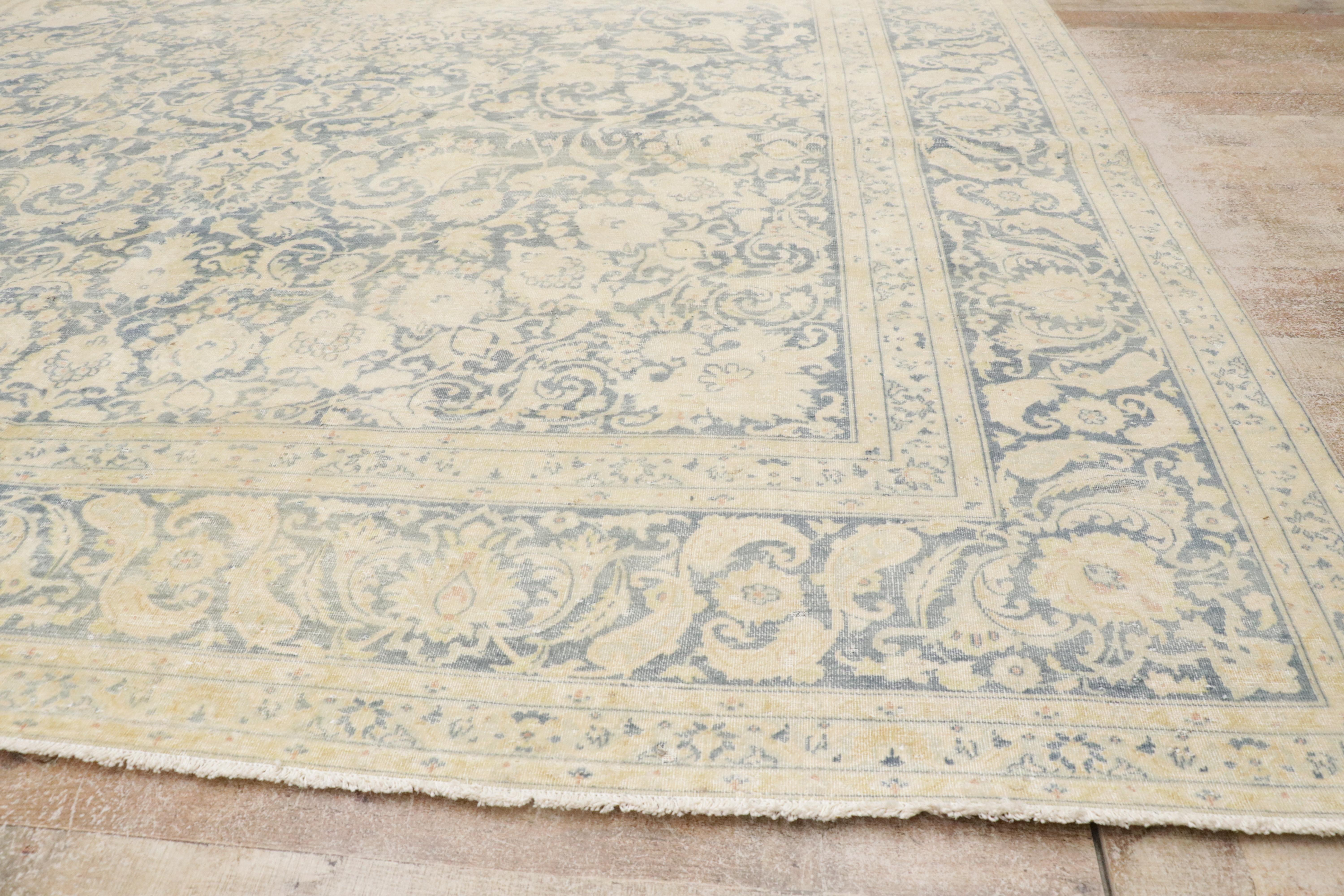 El Susurro Celestial: Una antigua obra maestra persa kashan de gracia etérea en venta 3