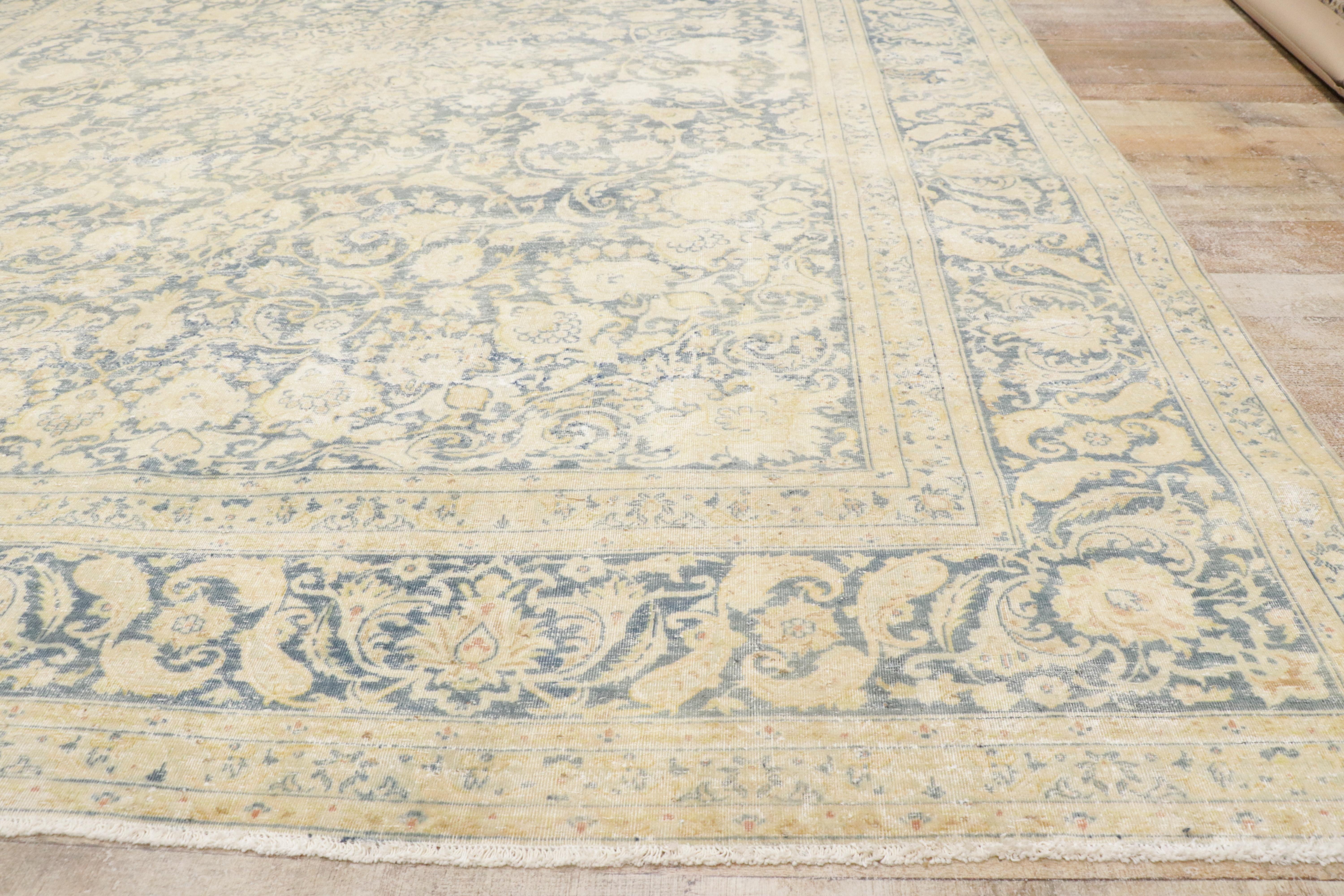 El Susurro Celestial: Una antigua obra maestra persa kashan de gracia etérea en venta 6