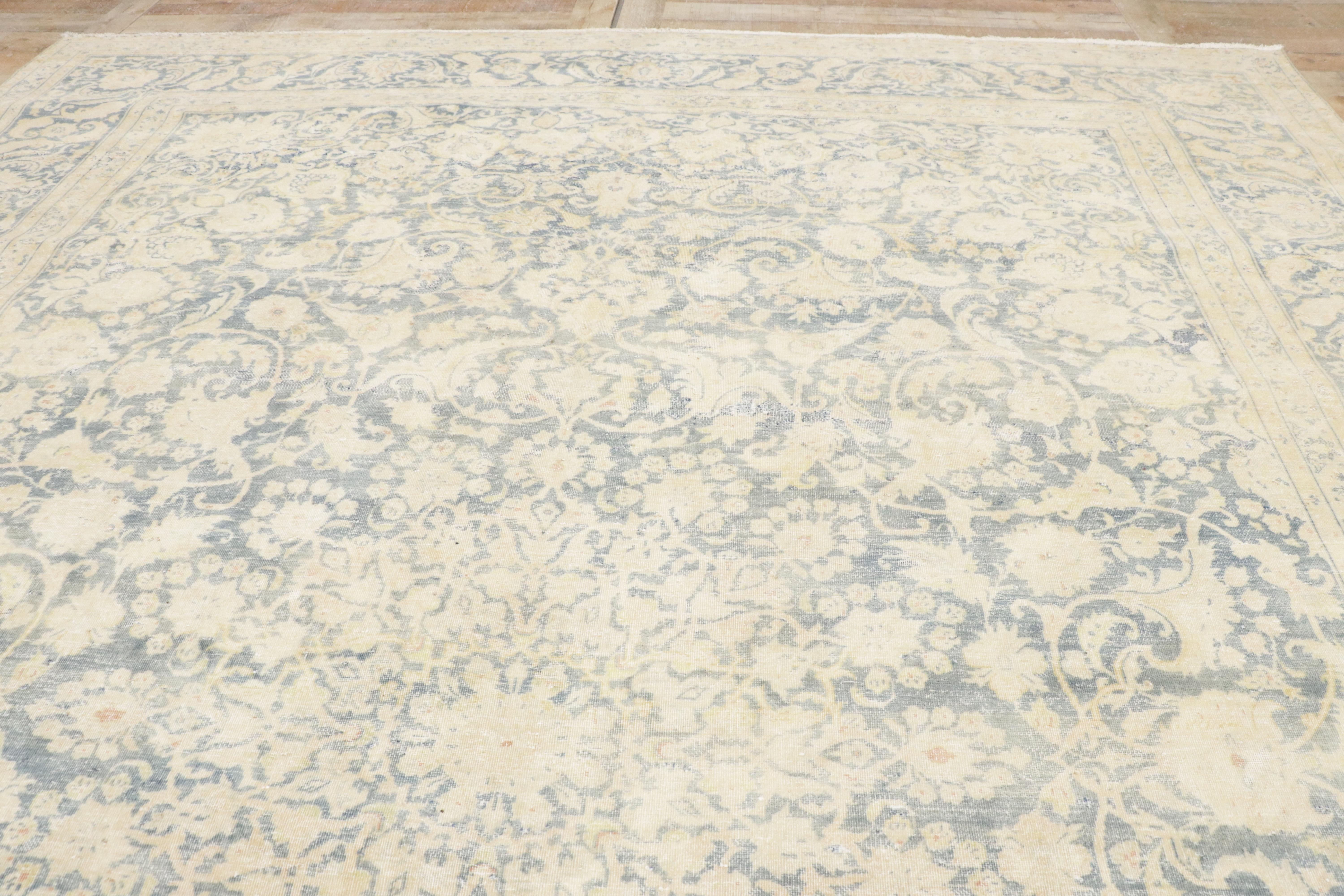 El Susurro Celestial: Una antigua obra maestra persa kashan de gracia etérea en venta 8