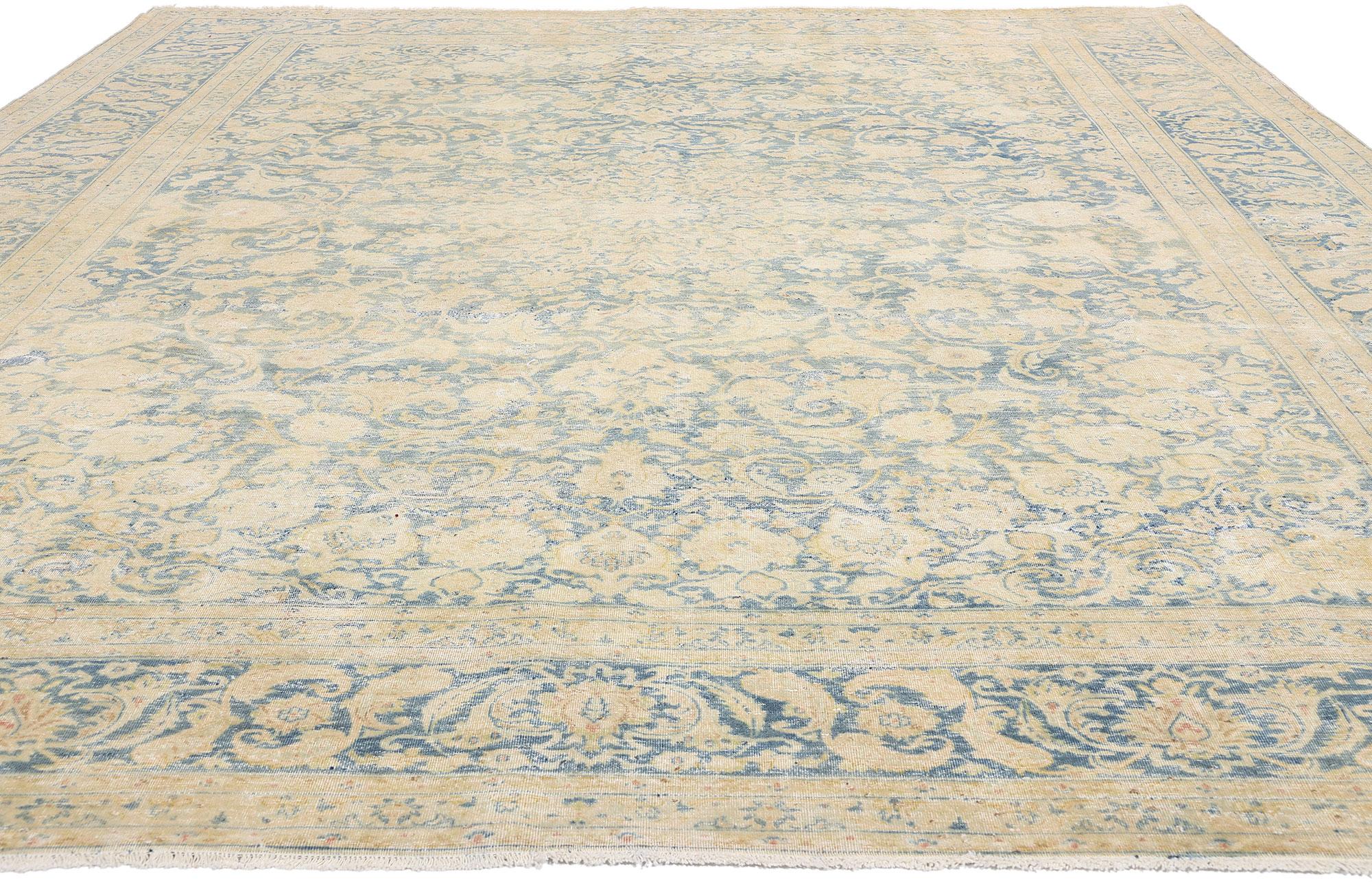 El Susurro Celestial: Una antigua obra maestra persa kashan de gracia etérea Persa en venta