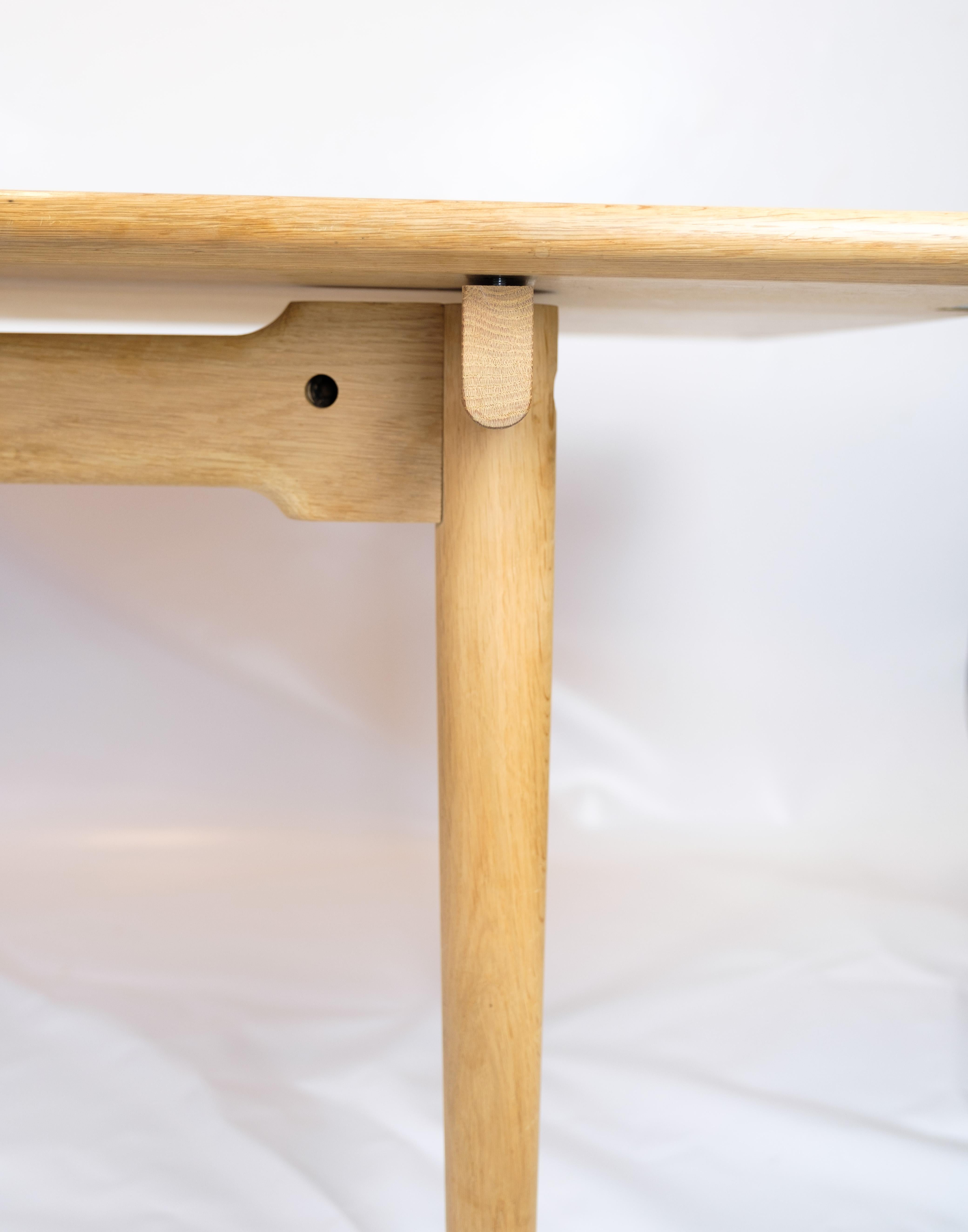 The CH327 dining table from Carl Hansen & Søn & Danish architect Hans J. Wegner  For Sale 1