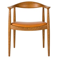 Vintage "the Chair" Armchair by Hans J. Wegner for Johannes Hansen, Denmark