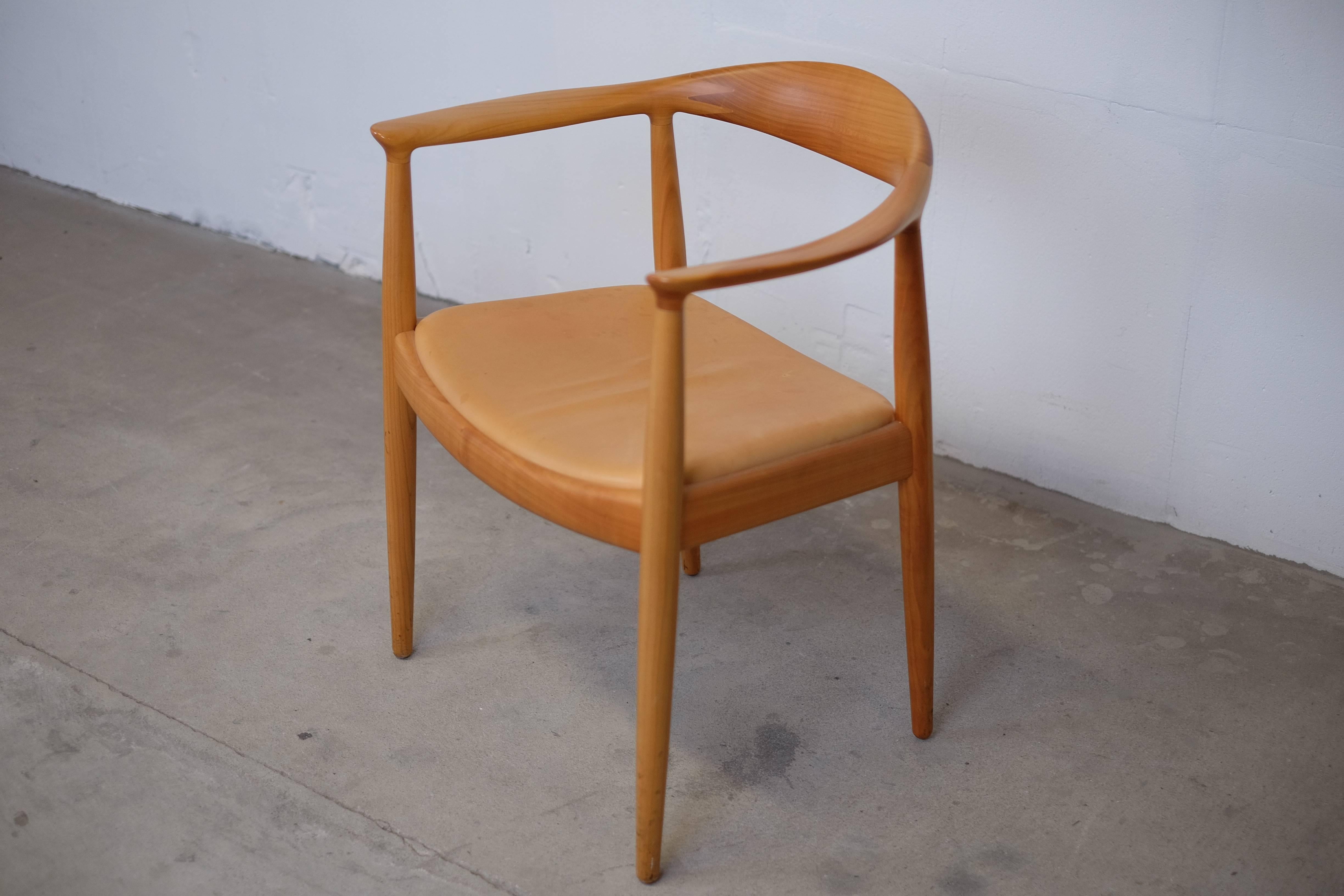 Danish 'The Chair' by Hans. J. Wegner PP501 For Sale