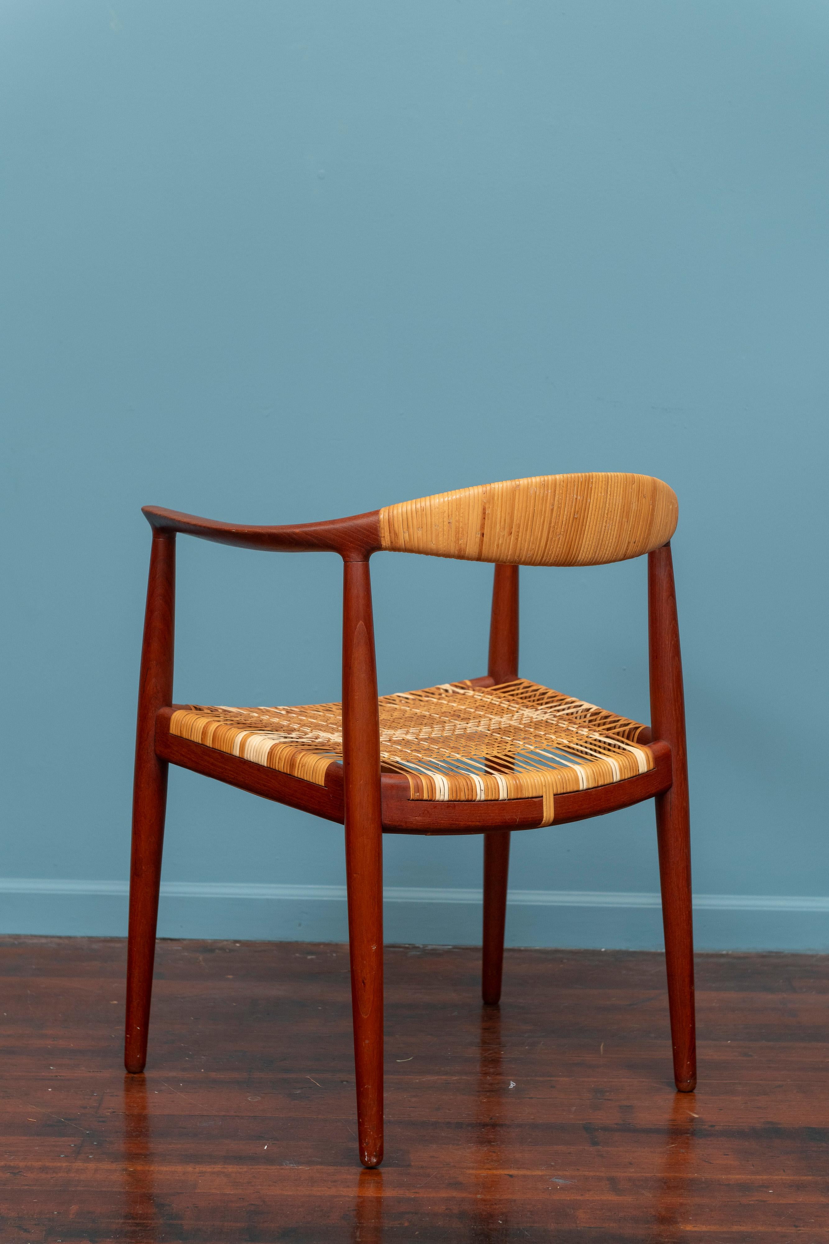Canne La chaise de Hans Wegner modèle JH501 pour Johannes Hansen en vente