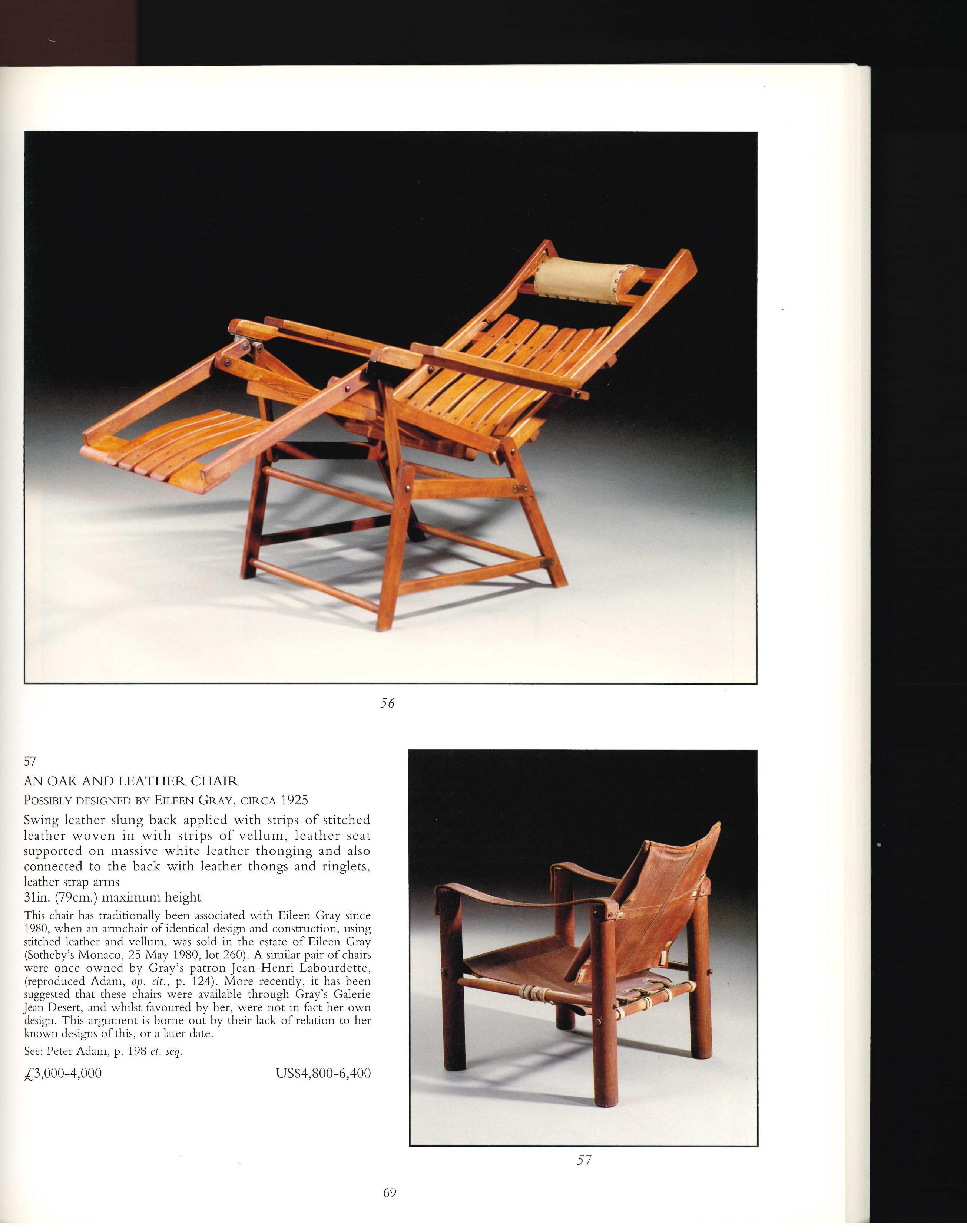 THE CHAIR, Christie's Auction Catalogue 29 October 1997 2