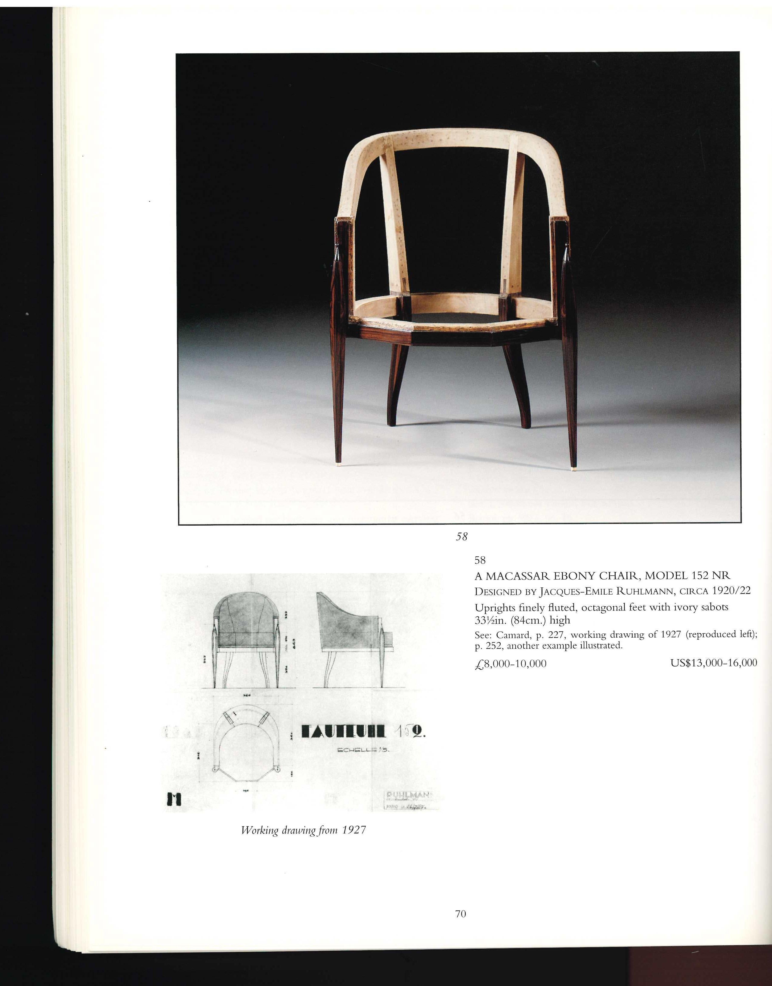 THE CHAIR, Christie's Auction Catalogue 29 October 1997 3