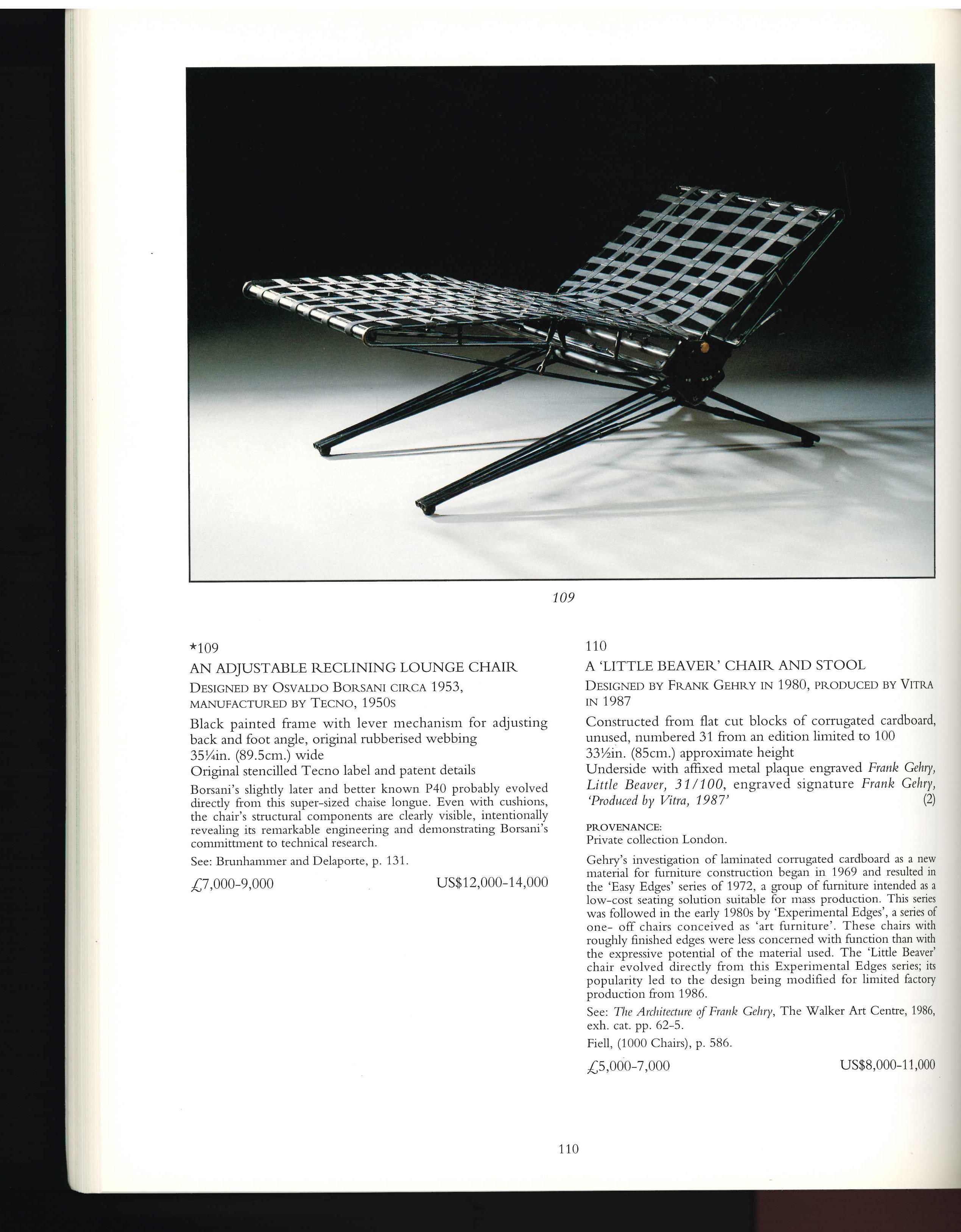 THE CHAIR, Christie's Auction Catalogue 29 October 1997 4