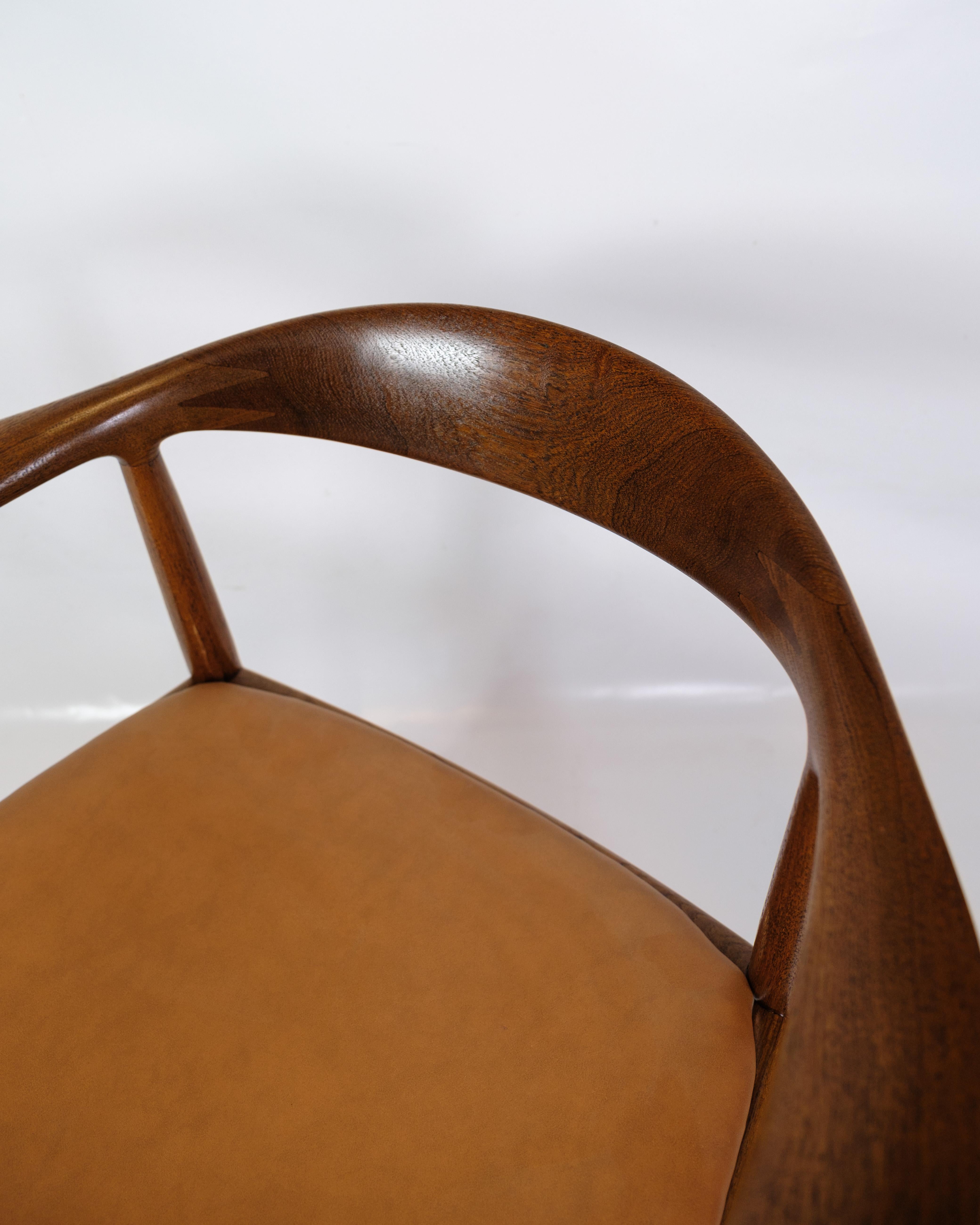 Mid-Century Modern La chaise modèle JH503 fabriquée en teck par Hans J. Wegner pour Johannes Hansen en vente