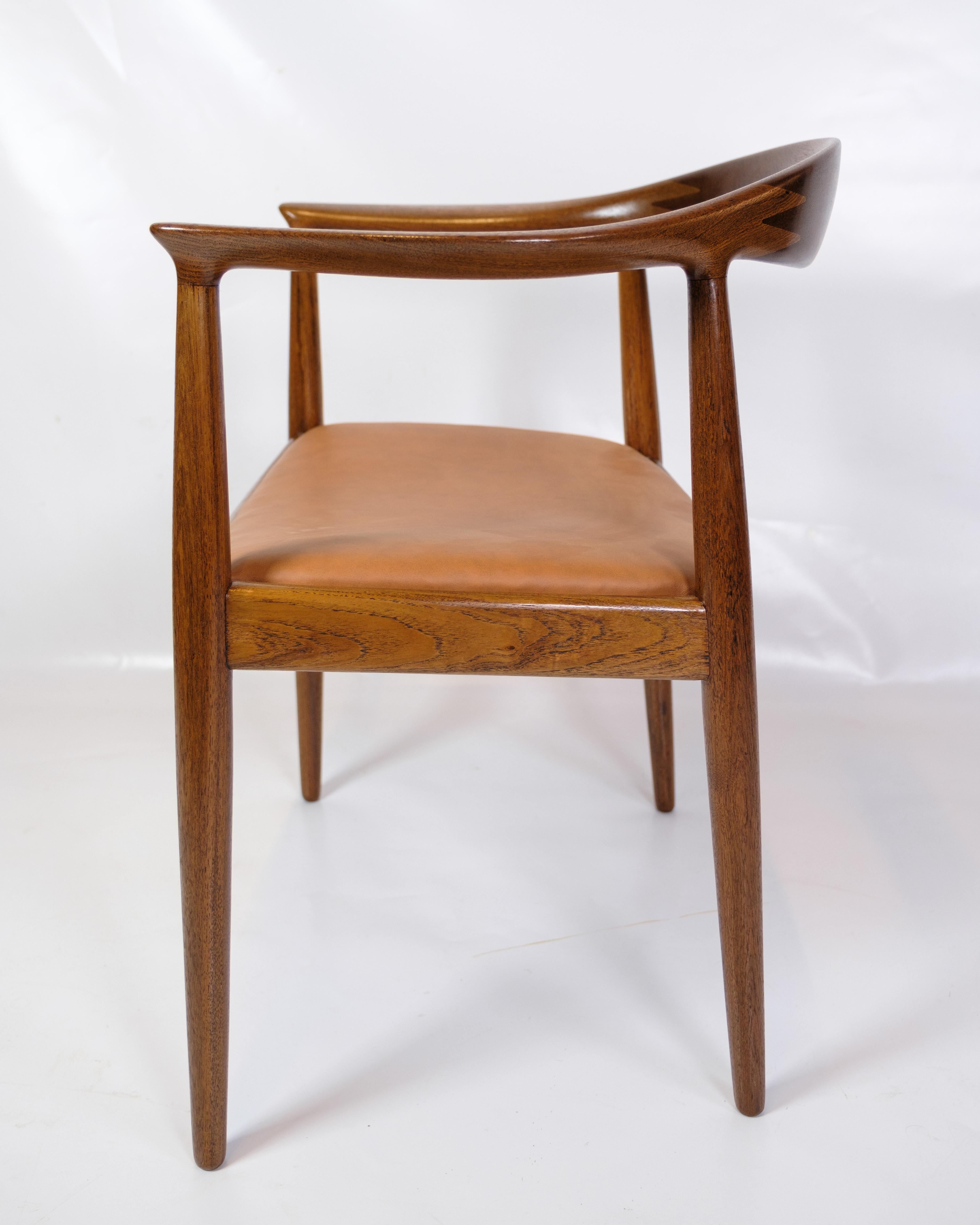 Danois La chaise modèle JH503 fabriquée en teck par Hans J. Wegner pour Johannes Hansen en vente
