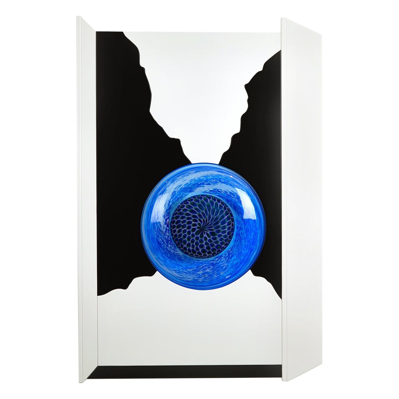 "The Challenge" Sculpture murale en verre de Murano, Giampaolo Seguso