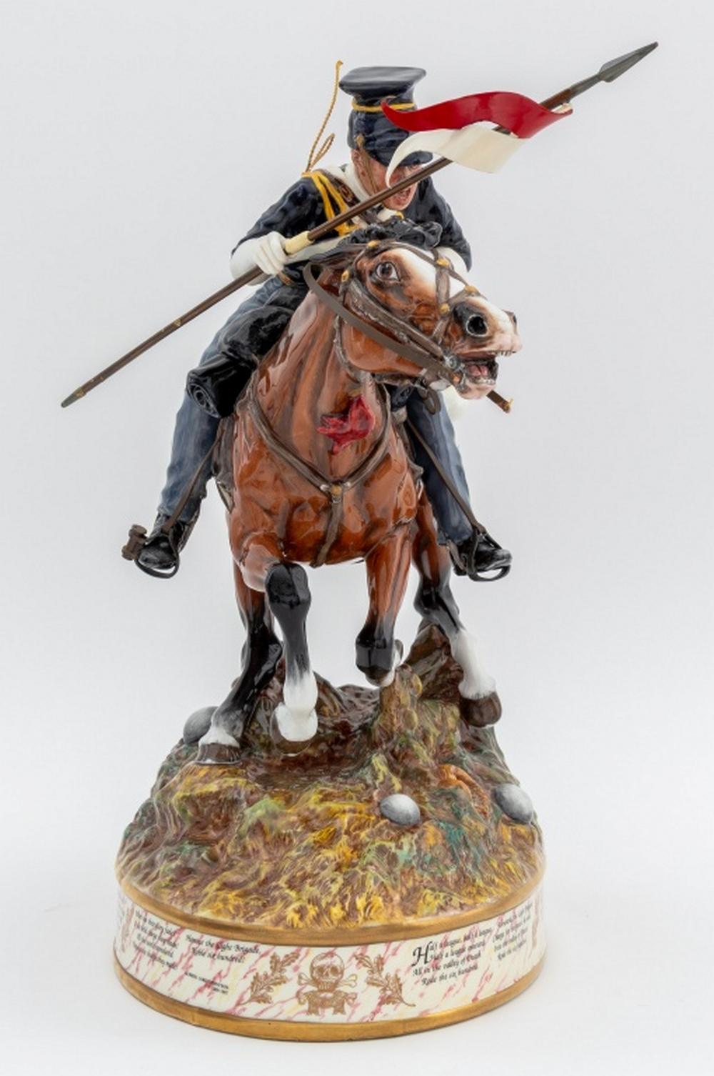 La charge de la brigade légère figurine en porcelaine, Royal Doulton en vente 1