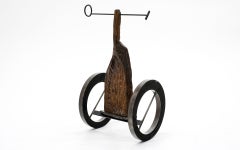 The Chariot, A Sculpture of Wood and Steel by Dave Root, 2019