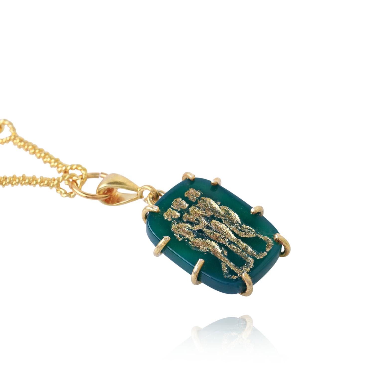Die Charites London Halskette (Rundschliff) im Angebot