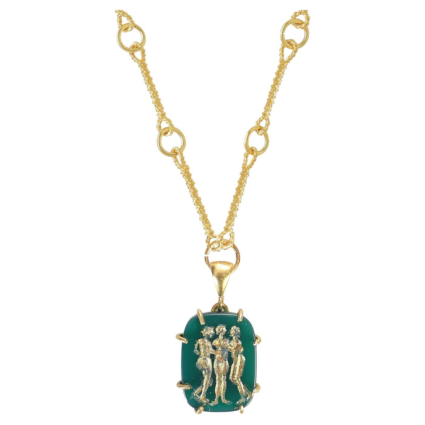 Die Charites London Halskette im Angebot