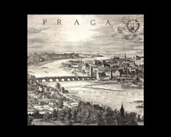 The Charles Bridge, after Engraving by Baroque Czech artist