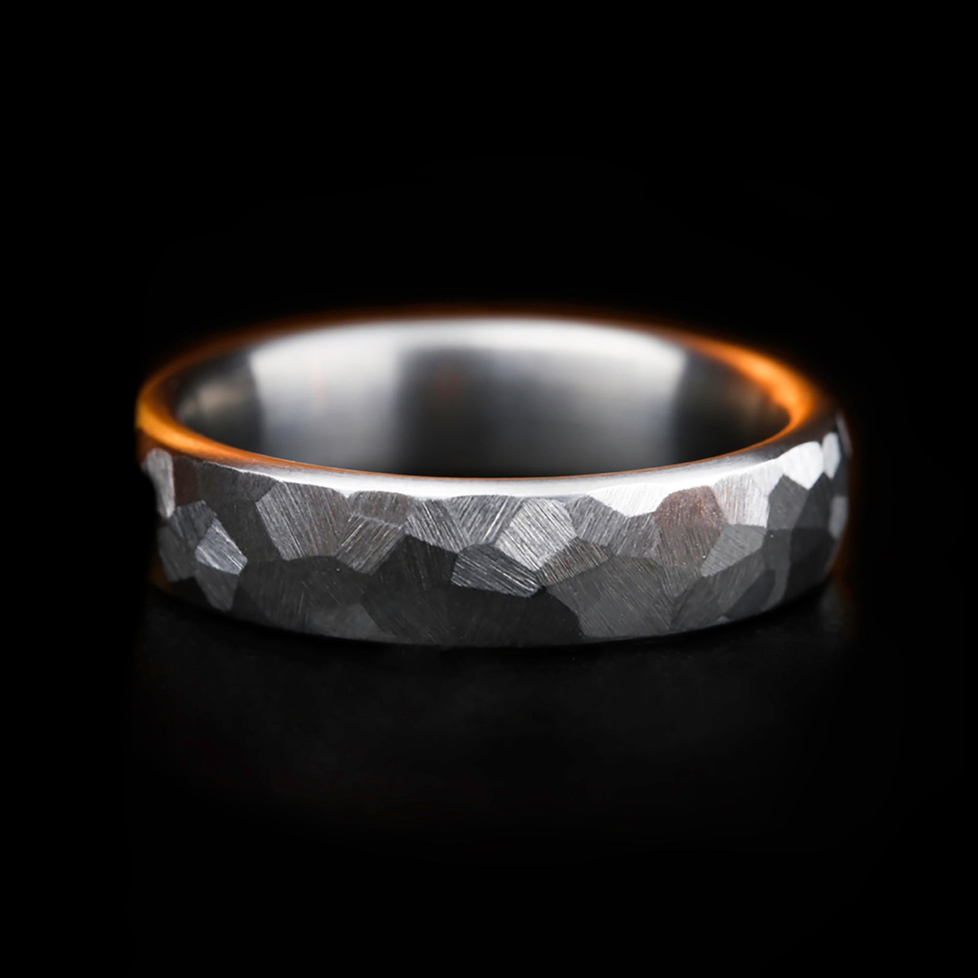 titanium comfort fit wedding band