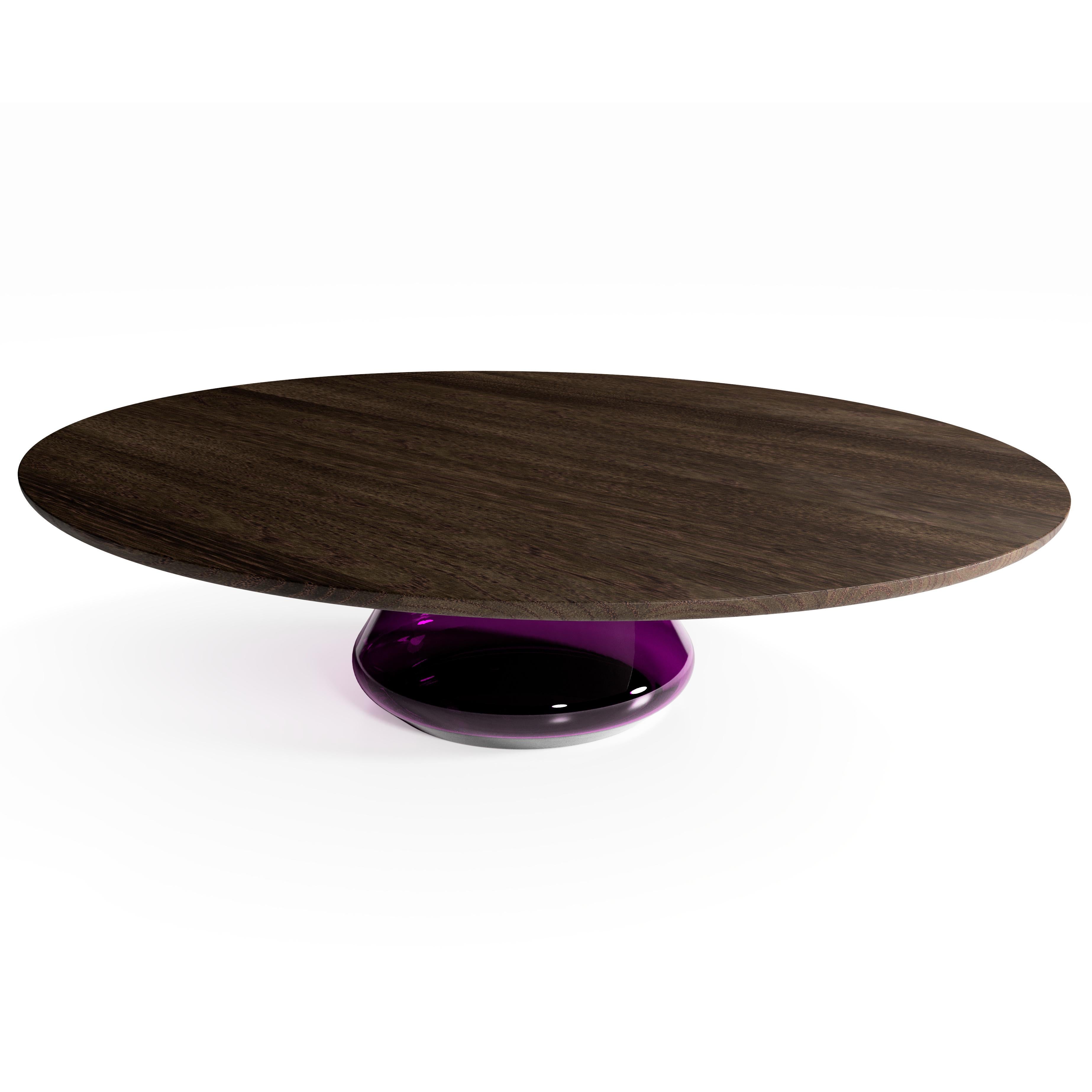 Modern The Charoite Eclipse I, Limited Edition Coffee Table by Grzegorz Majka