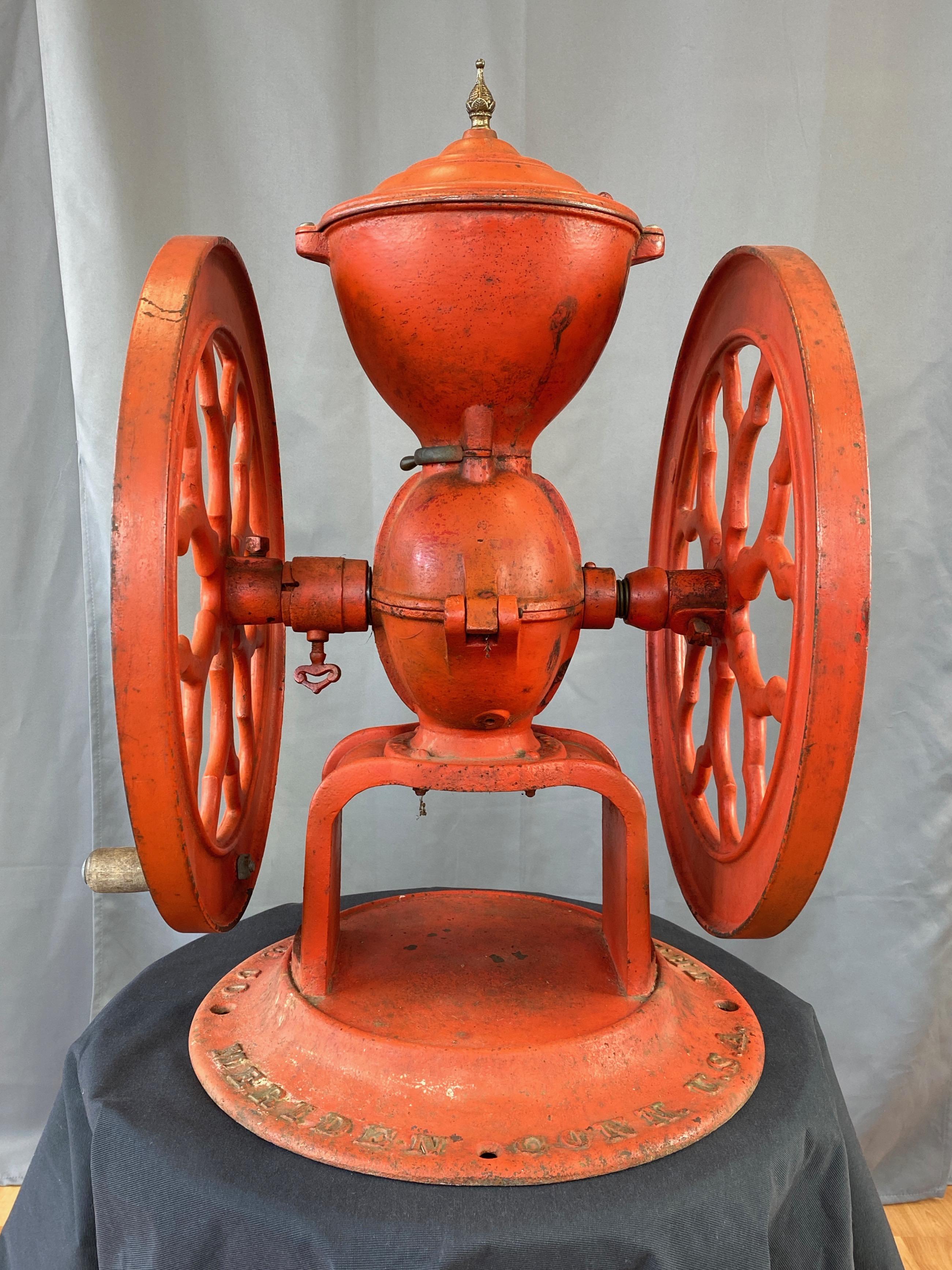 antique coffee grinder cast iron
