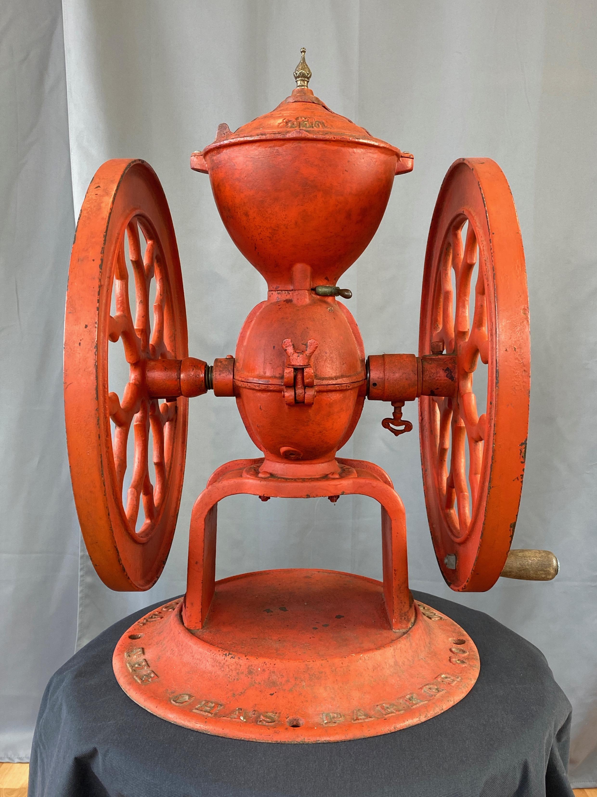 American The Cha’s Parker Co. No. 900 Cast Iron Coffee Grinder, 1890s