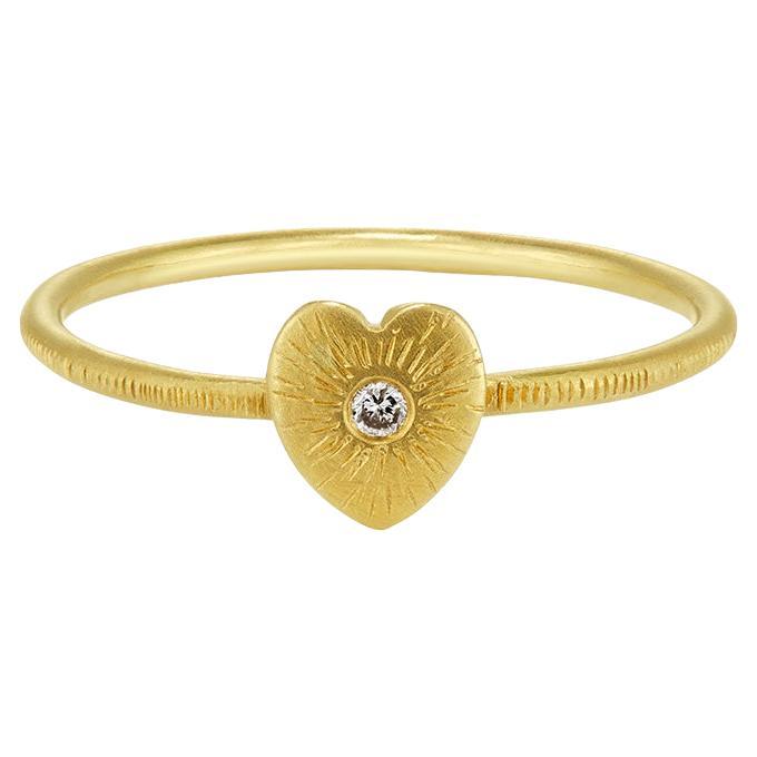 The Cherish Heart Diamond Ethical Ring For Sale