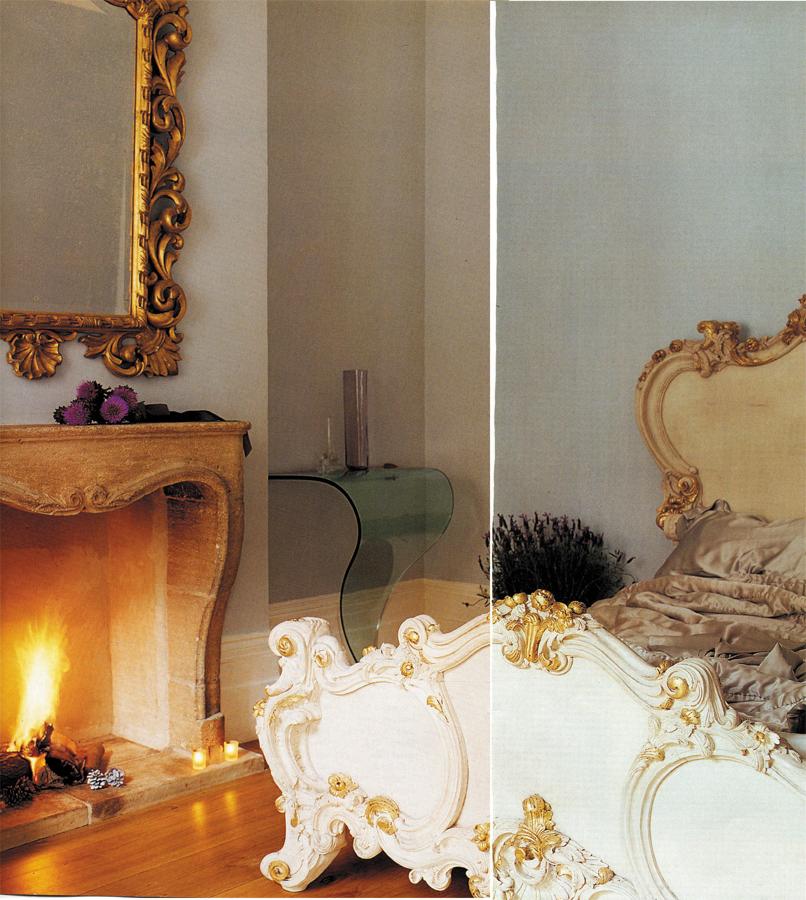 Cherub-Bett, handgefertigt im Rokoko-Stil, hergestellt von La Maison London im Angebot 2