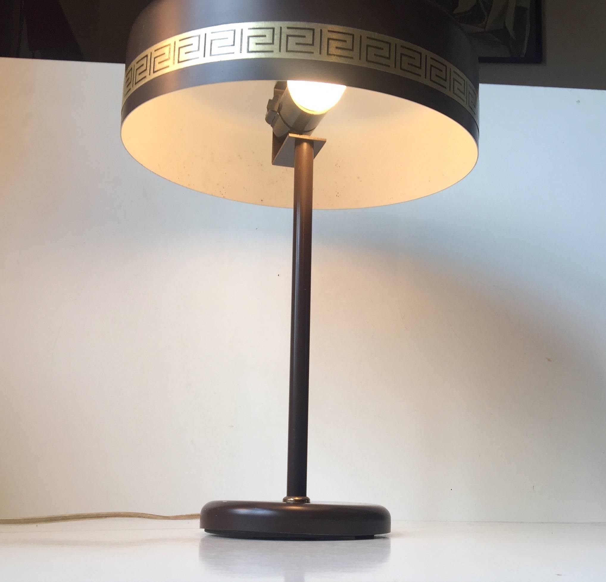 'The Chief' Rare Danish Modernist Desk Lamp by Vitrika, 1960s In Good Condition In Esbjerg, DK