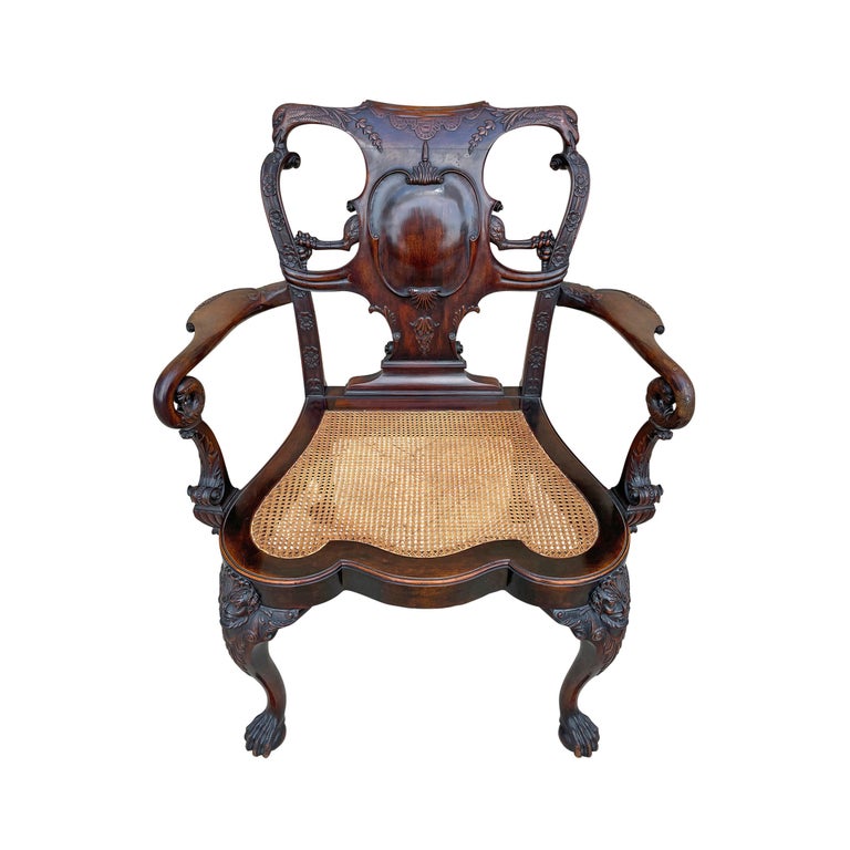 George II The 'Chippendale' Chair For Sale
