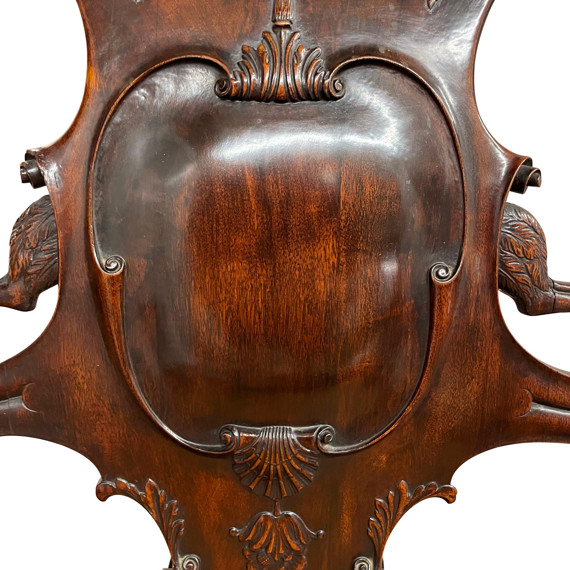 Mahogany The 'Chippendale' Chair