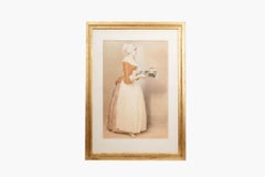 'The Chocolate Girl' by August Von Schiegel 'After J. Etienne Liotards'