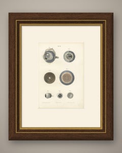 The Choroid, Iris and Retina, Antique Hirschfeld Anatomy Print, 1866