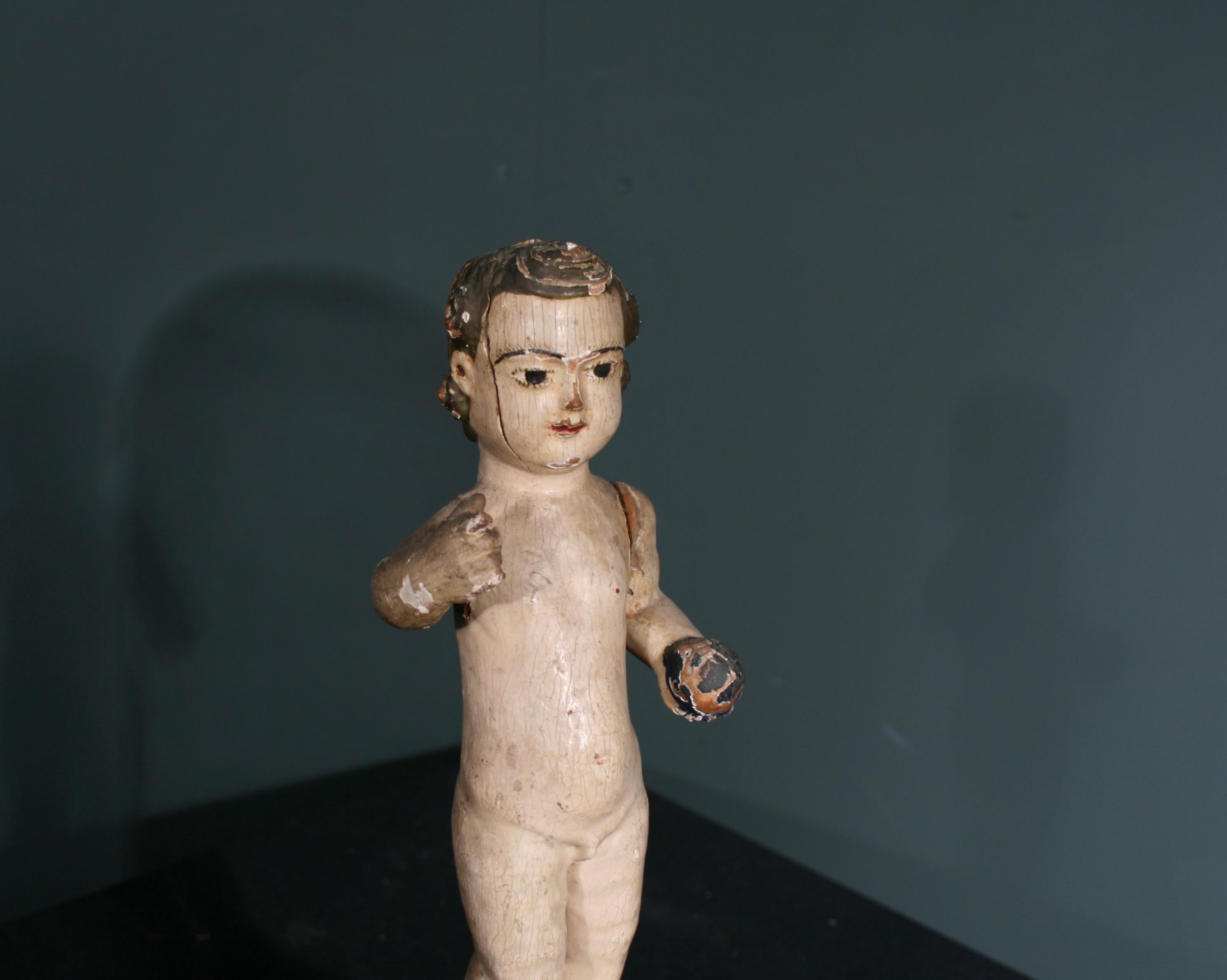 Barocco The Christ Child Holding The Orb in vendita