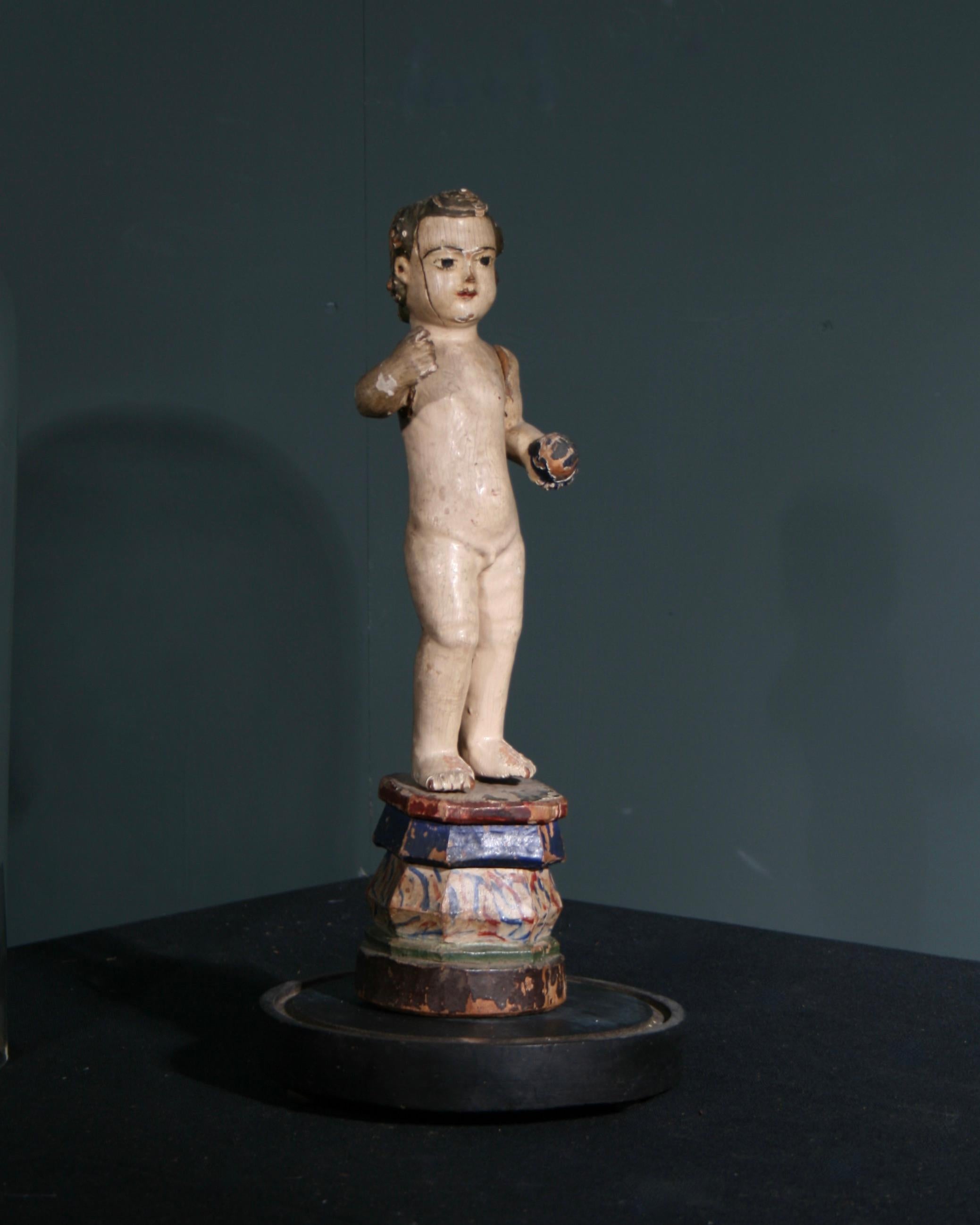 Fino al XVIII secolo The Christ Child Holding The Orb in vendita