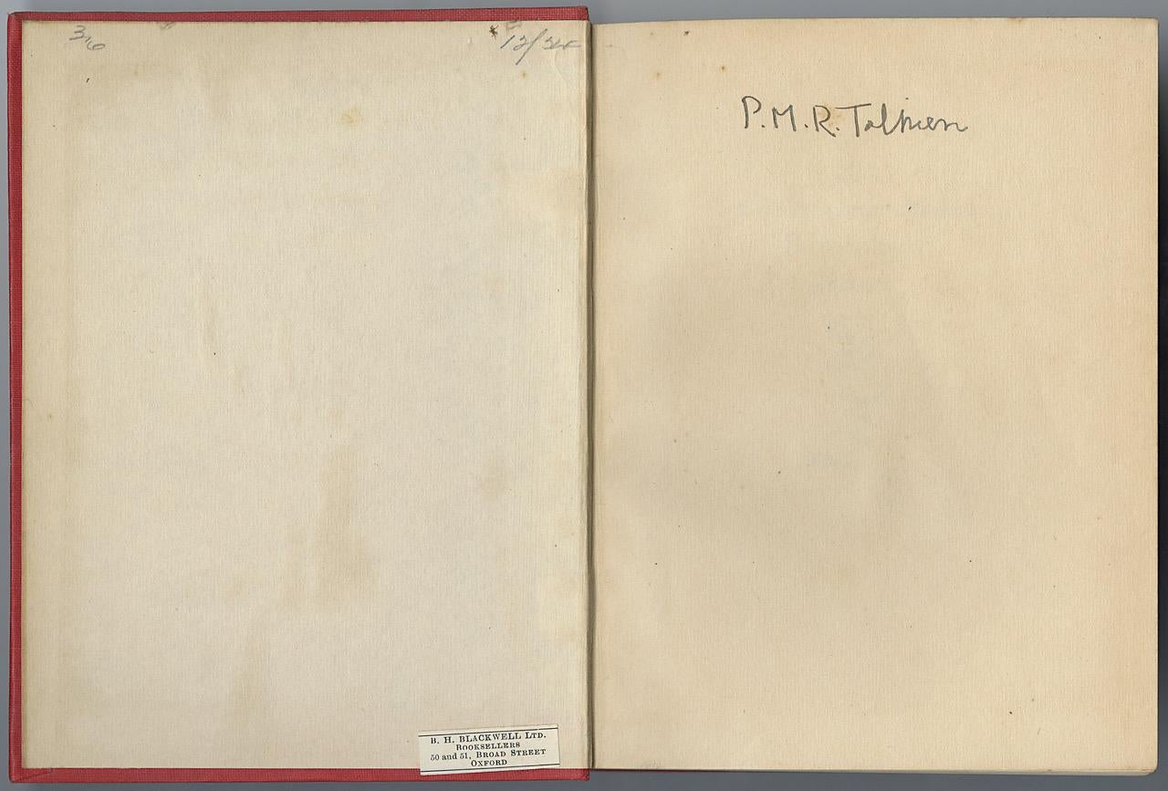 A unique and charming piece of Tolkieniana.

The Christopher Robin Birthday Book, Priscilla Tolkien’s copy with names of family members and friends filled in.; Decorated by E.H. Shepard

London: Methuern & Co., 1934. 
Third Edition
12mo, 6 3/8 x 4