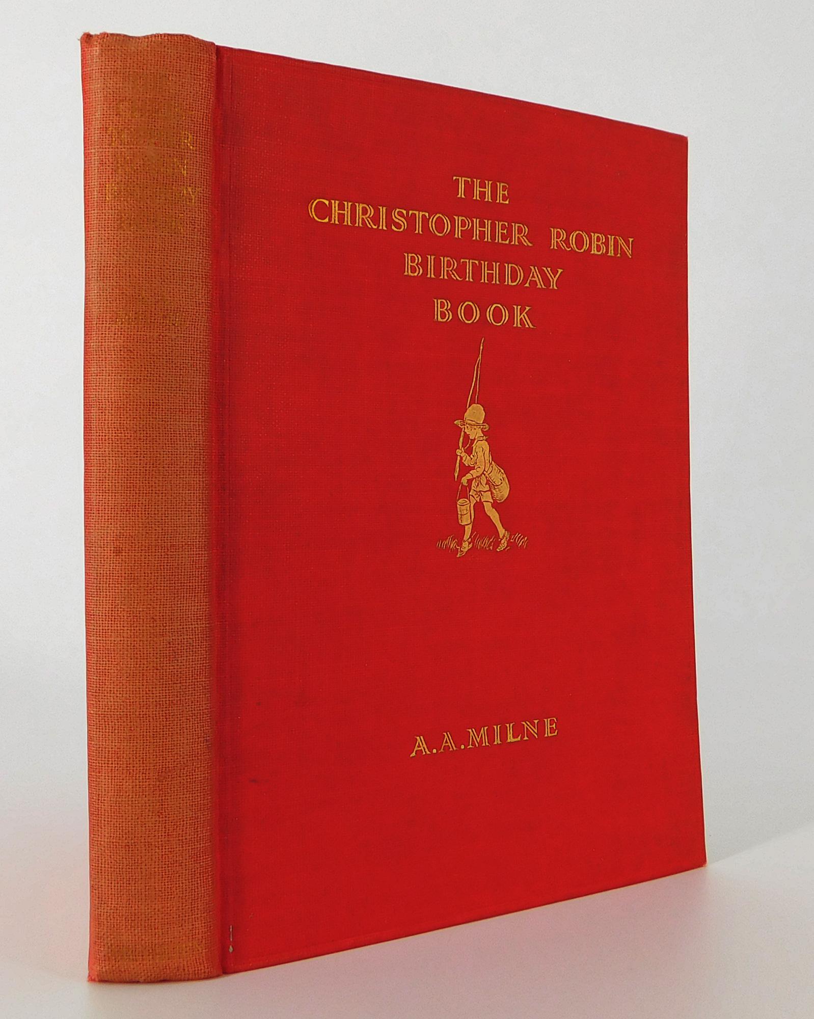 Paper The Christopher Robin Birthday Book – A. A. Milne (owned by Tolkien's daughter) For Sale