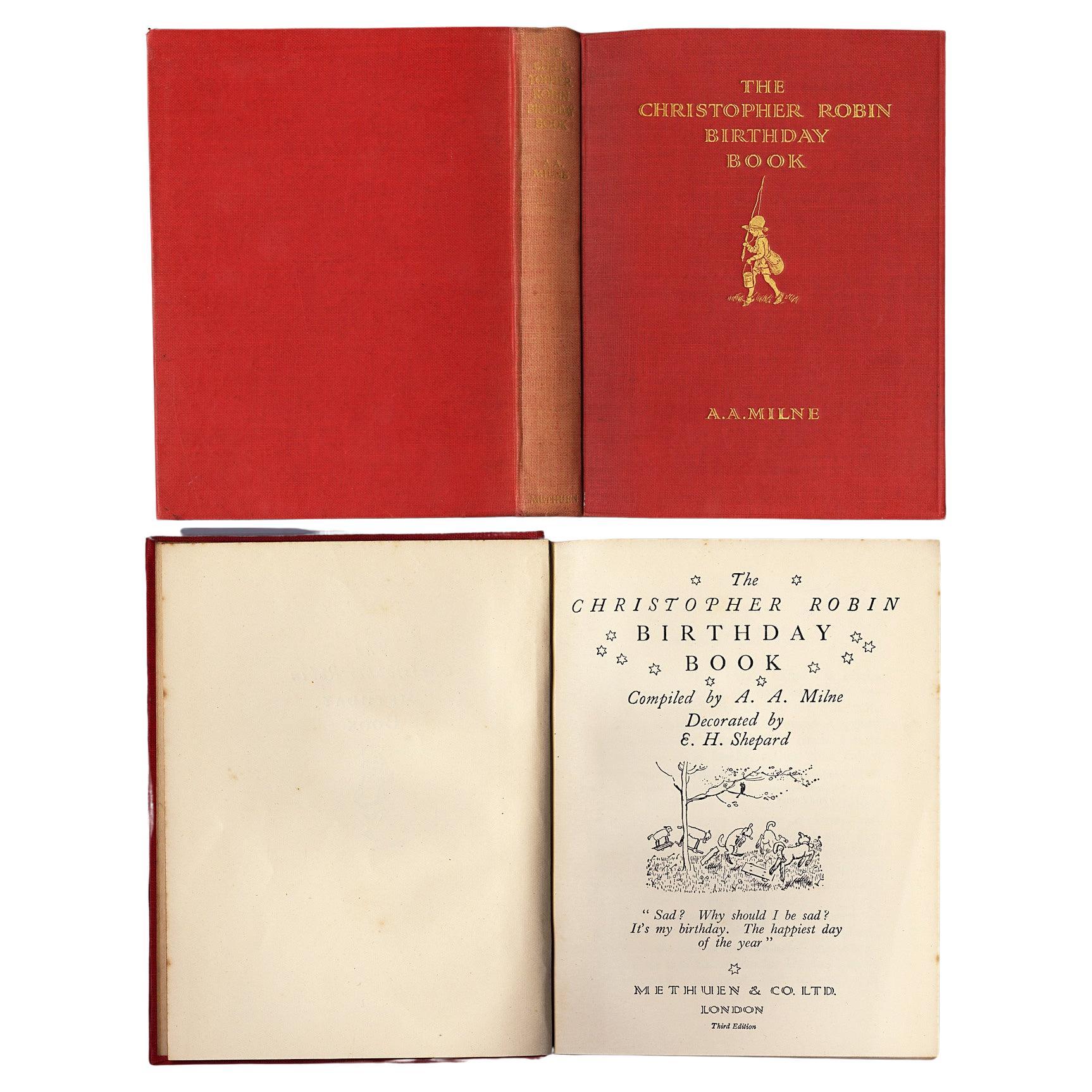 The Christopher Robin Birthday Book – A. A. Milne (owned by Tolkien's daughter) For Sale