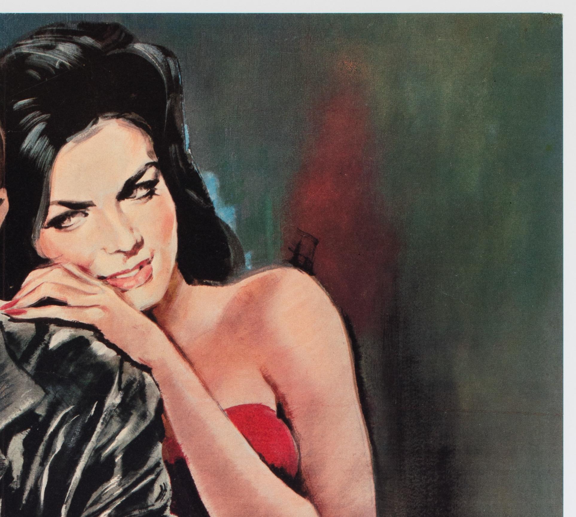 THE CINCINNATI KID 1966 Manifesto cinematografico francese Moyenne, GEORGES ALLARD In condizioni ottime in vendita a Bath, Somerset