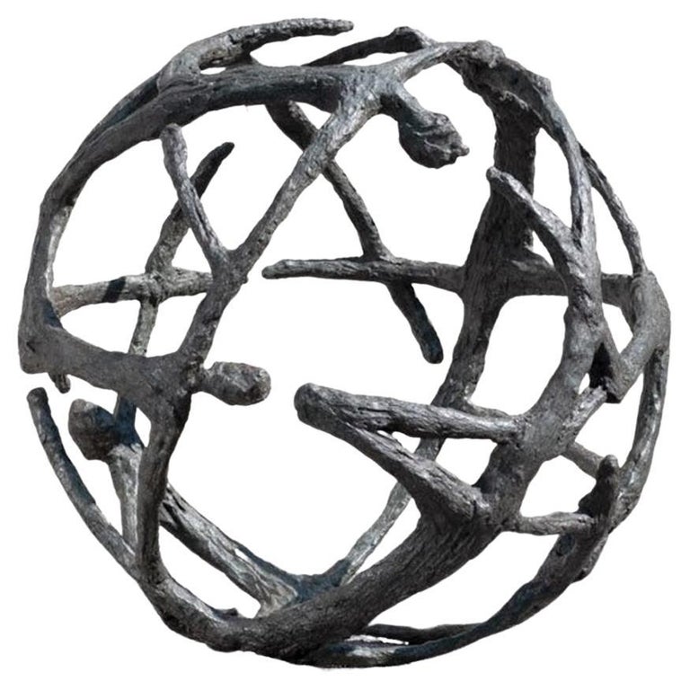 Circle Bronze Sculpture For Sale at 1stDibs