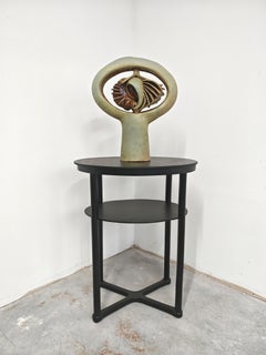 "Il cerchio", scultura in ceramica di Nebojsa Veselinovic Djura, Jugoslavia anni '80