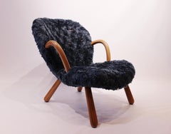 "the Clam Chair" in Dark Blue by Phillip Arctander and Paustian, 2016