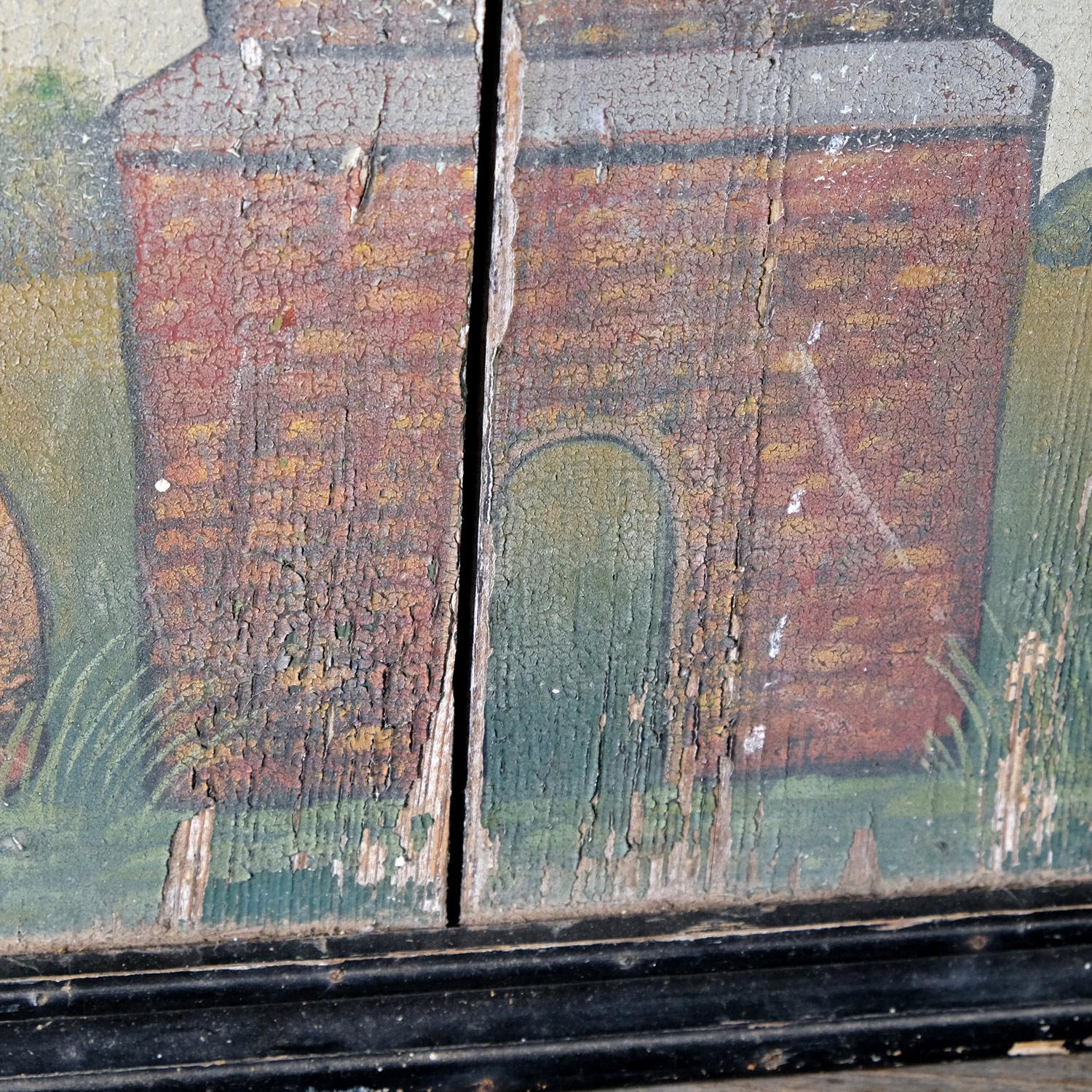 Clock Tower Tavern Sign, English Pub, Hand Painted For Sale at 1stDibs