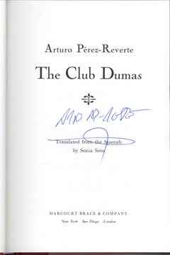 Le Club Dumas par Arturo Pérez-Reverte