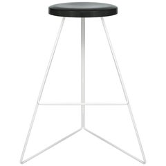 The Coleman Stool, White and Charcoal Cast Concrete, 54 Variations