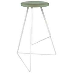The Coleman Stool, White + Aspen, Counter Height, 54 Variations, 100% USA Made