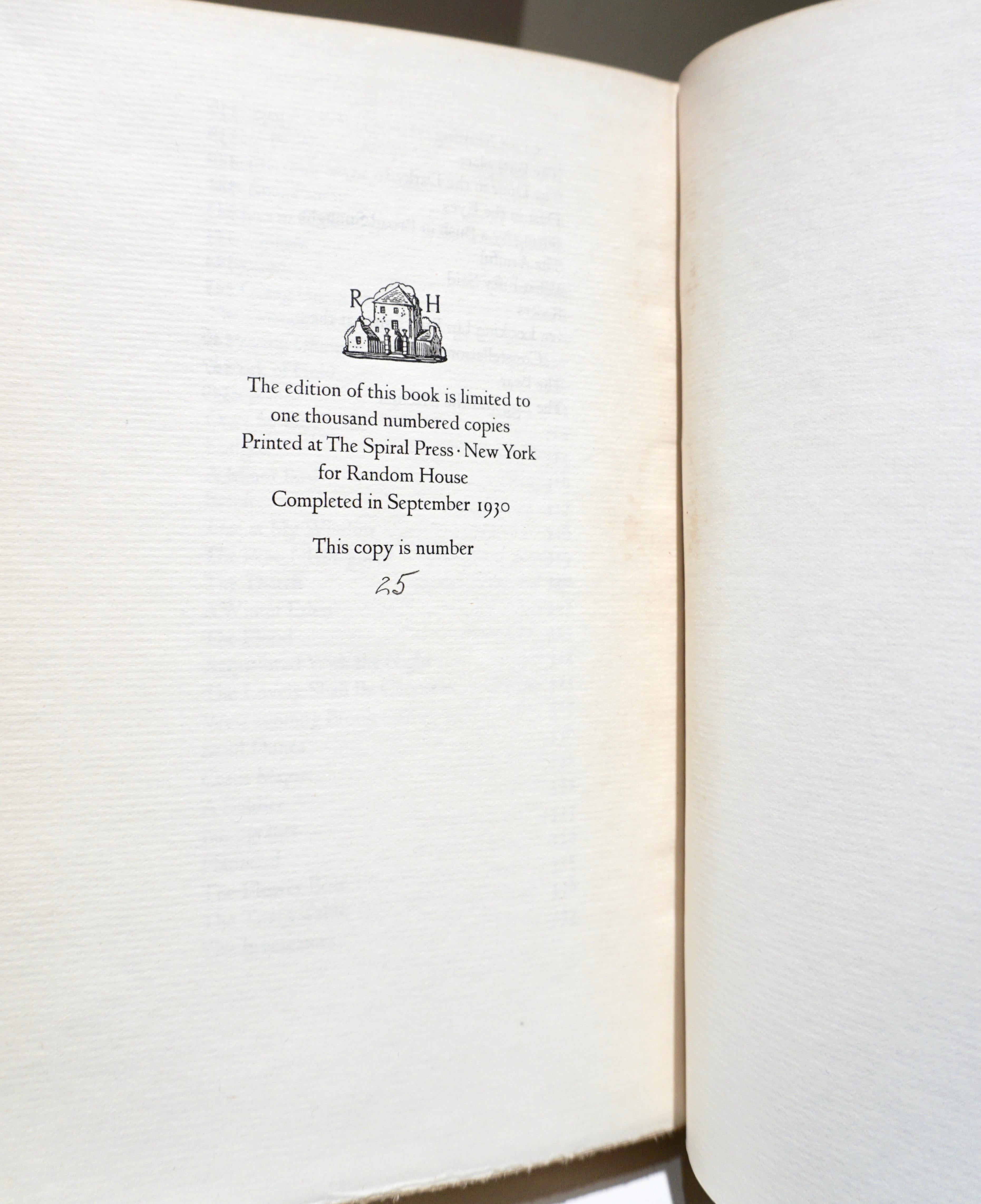 Canvas Robert Frost Collected Poems Signed First Edition