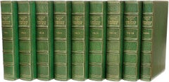 The Collected Works of Abraham Lincoln. 9 vols. FIRST EDITION - LEATHER BOUND !